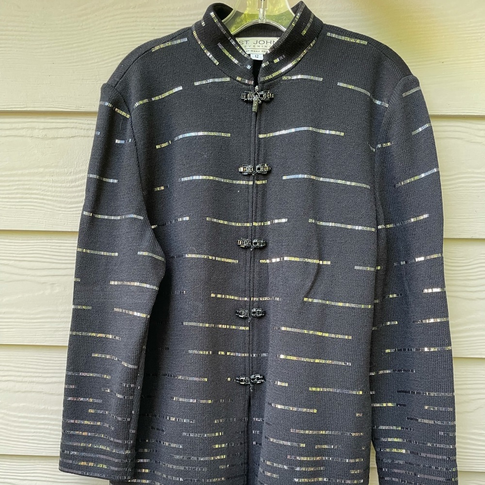 St John black jacket size 12